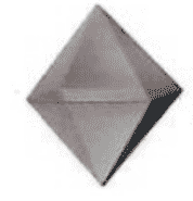 Diamant : forme octaèdre.